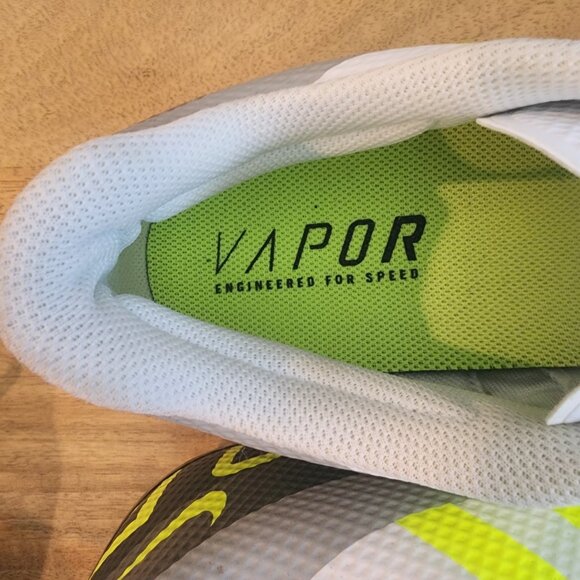 Nike Vapor Edge Speed 360 Grey Volt Football Cleats Shoes Mens 13 DQ5110-071 - Picture 11 of 15